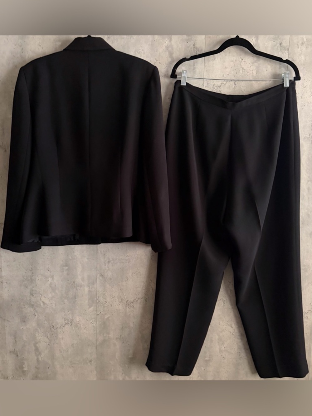CASUAL CORNER ANNEX Essentials Professional Black Button Jacket Pant Suit Sz 16 - Picture 7 of 15